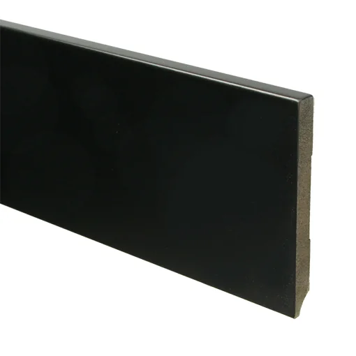 Moderne plint 120x12mm RAL 9005