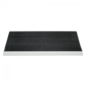 Buitenmat 50x80cm Zwart met Zilver
